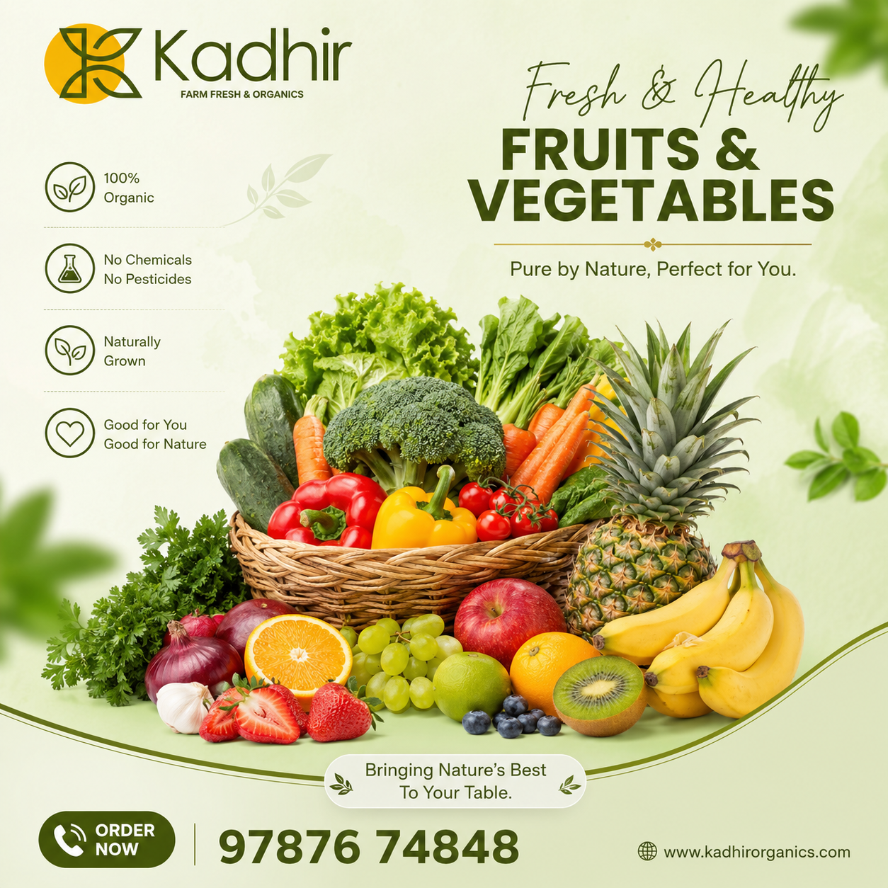 Fresh & Healthy Fruits and Vegetables for a Better Lifestyle